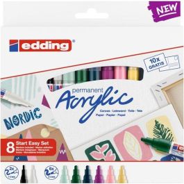 Marcador Acrylic Edding Surtido Estuche De 8 Precio: 27.50000033. SKU: B19R4T5ARR