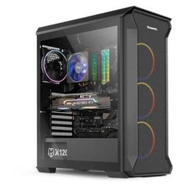 NOX Hummer Quantum Mini Torre ARGB con 4 Ventiladores de 120mm, Chasis de Cristal Templado, Soporte Placas ATX/mATX/ITX, Negro NOX Hummer Quantum Mini Torre ARGB con 4 Ventiladores de 120mm, Chasis de Cristal Templado, Soporte Placas ATX/mATX/ITX, Negro