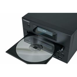 Thomson THO3499550389999 Microcadena Bluetooth, Radio CD MP3 USB DAB, Madera y Negro