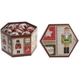 DKD Home Decor Adornos Colgantes Navidad Tradicionales Multicolor PVC - Set 14 piezas, 21x15.5x24 cm