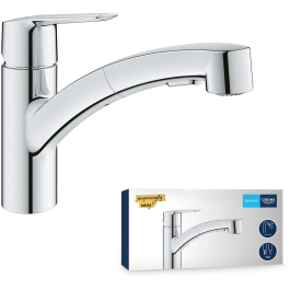 Grohe Mezclador de Fregadero Monomando de Lavabo con Acabado en Cromo