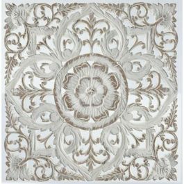 Decoración de Pared DKD Home Decor Blanco Mandala Madera MDF (60 x 2 x 60 cm) Precio: 55.94999949. SKU: S3029478