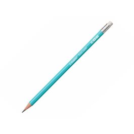 Stabilo Swano Lapiz Grafito Con Goma Pastel Azul -12U-