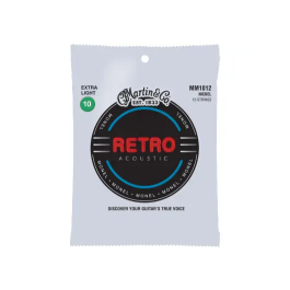 MARTIN Juego Acústica Retro Monel 12St. Extra Light .010 Martin Precio: 15.49999957. SKU: B1H6FSGQAR