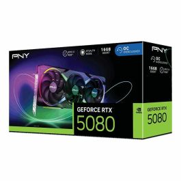 PNY GeForce RTX 5080 16GB GDDR7 3Fan ARGB OC Tarjeta Gráfica