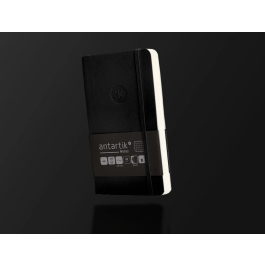 Antartik Cuaderno A6 Tapa Blanda Cuadriculado Negro 100 Hojas 80 gr FSC