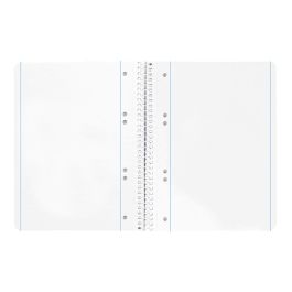 Cuaderno Espiral Liderpapel A5 Micro Serie Azul Tapa Blanda 80H 75 gr Liso 6Taladros Azul