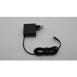 Lenovo 65W power adapter with adjustable voltage levels: 20V, 15V, 9V, and 5V, featuring dual ports for simultaneous charging. Lenovo 65W power adapter with adjustable voltage levels: 20V, 15V, 9V, and 5V, featuring dual ports for simultaneous charging.