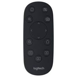 Logitech Cámara PTZ PRO 2, Full HD 30fps, Zoom 10x, Ángulo 90°, Negro/Gris (960-001186)