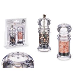 Set Salero y Pimentero Kinvara - 12.4x15x5.3 cm - Plástico, Nylon, Silicona (24 Unidades) Precio: 51.49999943. SKU: B1F78827NL