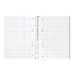 Cuaderno Espiral Liderpapel A5 Micro Serie Azul Tapa Blanda 80H 75 gr Cuadro5 mm 6 Taladros Azul 5 unidades