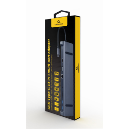 Gembird A-CM-COMBO10-01 base para portátil y replicador de puertos Alámbrico USB 3.2 Gen 1 (3.1 Gen 1) Type-C Gris Precio: 88.99000055. SKU: S5616420