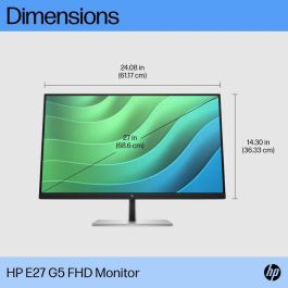 HP Monitor E27 G5 27'' (68,6cm) IPS Full HD 1920x1080 HDMI DP con Pivote