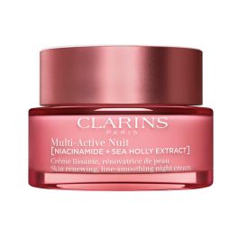 Clarins V4301A Multi-Active Crema de Noche Pieles Secas 50 ml | Antiedad, Renovadora, Hidratante con Niacinamida y Cardo Marino Bio Precio: 49.89000005. SKU: B16VVWZXTS