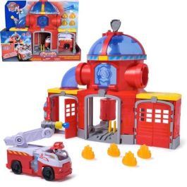 Spin Master Estación de Bomberos Patrulla Canina 6073760 Deluxe con Luces y Sonido