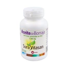 SURA VITASAN Aceite de Borraja Orgánico 1200mg, 90 Perlas, Rico en Omega-6 (GLA 240mg / LA 37%) Precio: 70.4999999. SKU: B18JCYZDAX