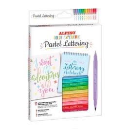 Alpino kit color experience pastel lettering bloc + guía + 10 rotuladores dual artist doble punta c/surtidos Precio: 8.94999974. SKU: B1JJ3P5TCG