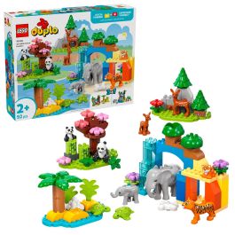 LEGO DUPLO My Town 10446 Familias de animales salvajes 3 en 1 - Juegos de aprendizaje temprano con animales Precio: 86.49999963. SKU: B1BHVAHK7D