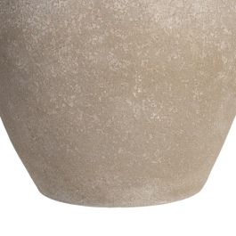 Macetero Crema Cerámica Decoración 30 X 30 X 29 cm