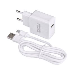 Cargador de Pared + Cable USB A a USB C DCU 37250000 Blanco 1 m Precio: 18.8899997. SKU: S0429097