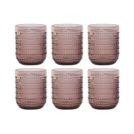 DKD Home Decor Vaso Básico de Cristal Rosa, Set de 6 Piezas, Capacidad 240 ml, Medidas 8 x 10 x 8 cm, Colección Pearls Garbo Precio: 15.88999951. SKU: B16A36T35X