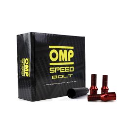 Omp Speed Juego De 20 Tornillos Acero De Colores M14x1.25 Llave De 17-19 Largo 27 mm Color Rojo Y Material Din 10.9 OMPS09951406 Omp Speed Juego De 20 Tornillos Acero De Colores M14x1.25 Llave De 17-19 Largo 27 mm Color Rojo Y Material Din 10.9 OMPS09951406