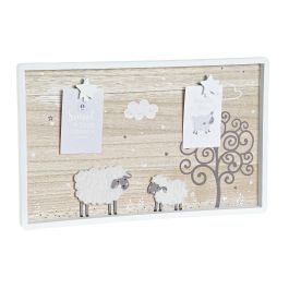DKD Home Decor Memo Fotos Baby Oveja Natural Blanco 2 x 25 x 40 cm (4 Unidades) Precio: 21.58999975. SKU: B189WDE2X9