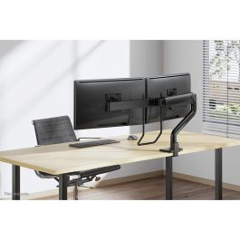 Neomounts DS75S-950BL2 - Soporte de Mesa Full-Motion para Monitores 17-27 Pulgadas, 16kg, Negro