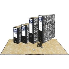 Unisystem novoclas archivador palanca 65mm cuarto natural rado cartón forrado negro Precio: 2.95000057. SKU: B13PQFN95L