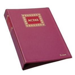 Libro de Actas DOHE Burdeos 100 Hojas A4 4 Anillas (25 mm) Precio: 20.9500005. SKU: B1K7AEJS2A