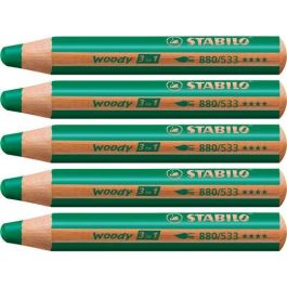 Stabilo Lápices De Colores Woody 3 En 1 Verde Oscuro Estuche 5 Ud Precio: 6.69000046. SKU: B17M4JWPWK