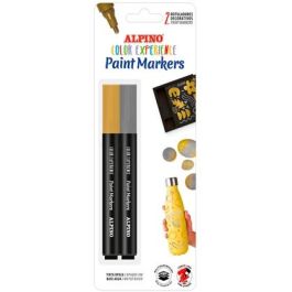Alpino rotuladores multisuperficies paint markers color experience estuche 2 oro y plata Precio: 4.6827. SKU: B1CFN52GAF