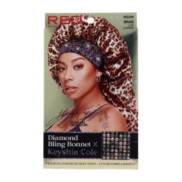 Red Kiss Diamond Bling Bonnet Braid Luxe Leopardo Capa de cabello Satín Precio: 9.5000004. SKU: B17MSKW24H