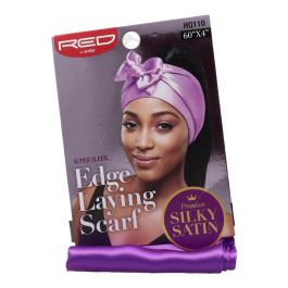 Red Kiss Laying Silky Satin Edge Scarf Purple Banda Cabello Precio: 2.95000057. SKU: B18HAWYN4C