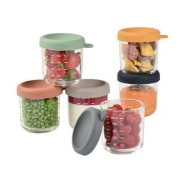 Beaba BEA1699584766863 Caja de 6 porciones de vidrio Sunrise de 250 ml