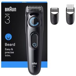 Braun Series 3 BT3520 244978 - Recortadora de Barba Akku/Netz, Negra/Azul, con 3 Peines