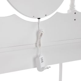 Tocador Blanco Con Taburete Y Luces Led Charm Versa 40X146CM Tocador Blanco Con Taburete Y Luces Led Charm Versa 40X146CM