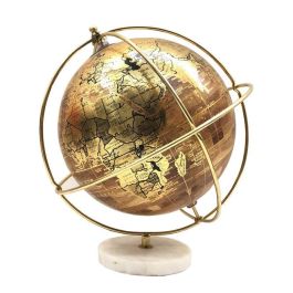 Globo Terraqueo Colonial DKD Home Decor Marron Dorado 33 x 33 x 33 cm (2 Unidades) Precio: 37.6899996. SKU: B1B8586ADK