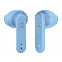 JBL JBLVFLEXBLU Auriculares True Wireless Vibe Flex, Sonido Deep Bass, 32h Autonomía, Resistentes IPX54, con Estuche de Carga, Azul