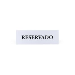 Placa Acrílica Reservado 15x5 cm - My Bar (24 Unidades) Placa Acrílica Reservado 15x5 cm - My Bar (24 Unidades)