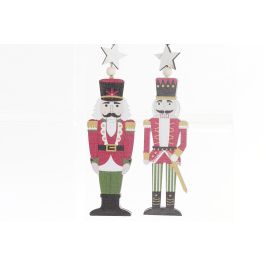 DKD Home Decor Decoración Colgante Navidad Cascanueces Set 12 Unidades Variado Rojo Negro Verde Blanco MDF 31 cm Alto DKD Home Decor Decoración Colgante Navidad Cascanueces Set 12 Unidades Variado Rojo Negro Verde Blanco MDF 31 cm Alto