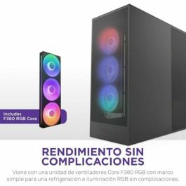 NZXT CM-H72FB-R1 H7 Flow RGB Caja de Torre Media con Ventiladores RGB Incluidos - Negra