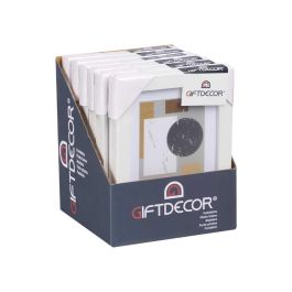 Giftdecor Portafoto de Pared Madera con Paspartú 10x15 cm Blanco (24 Unidades) Giftdecor Portafoto de Pared Madera con Paspartú 10x15 cm Blanco (24 Unidades)