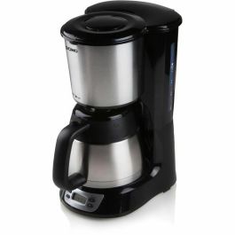 Domo DO709K Cafetera de filtro 1000W, 1L, 8 tazas, Pantalla LCD, Temporizador 24h, Acero inoxidable
