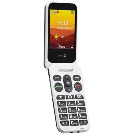 Doro Leva L30 black whie Teléfono Móvil Concha 4G con GPS y Cámara 2MP, Pantalla 2.8", Negro/Blanco