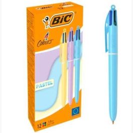 Boligrafo Bic Cuatro Colores Pastel Punta De 1 mm Caja De 12 Unidades Colores Surtidos Precio: 27.50000033. SKU: B16B4F2NVQ