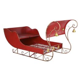 Trineo Navidad Tradicional DKD Home Decor Rojo Dorado 100 x 110 x 220 cm Precio: 828.50000024. SKU: B1BS6MMLKA