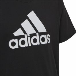 Camiseta de Manga Corta Infantil Adidas Big Logo Negro