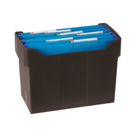 Archivo 2000 Archibox Cajetín Para Carpetas Colgantes Din A4 Visión Superior 170x365x260 mm Negro