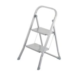 Taburete Plegable de Hierro con 2 Peldaños - Bricotech (2 Unidades) Taburete Plegable de Hierro con 2 Peldaños - Bricotech (2 Unidades)